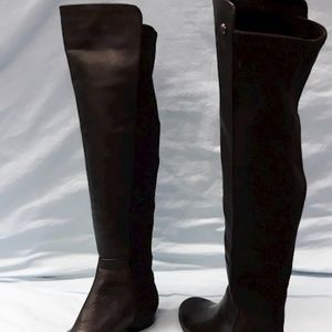 Leather Vince Camuto over the knee  boots 6.5